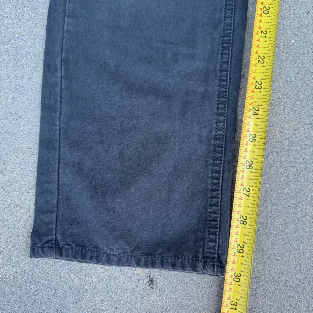 Vans V46 Tapered Chino Pants Mens 34 Charcoal Gray Skate Trousers